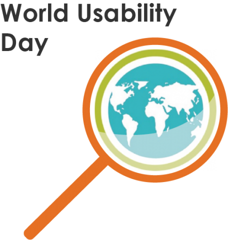 Spyglass with World Usability Logo in focus